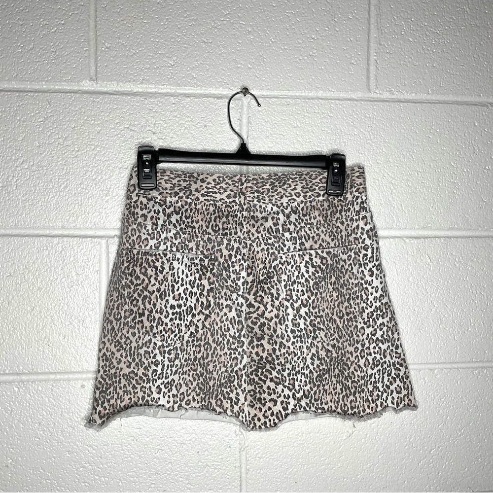 < Bolte Leopard Print Mini Skirt Size Medium > - Picture 4 of 4